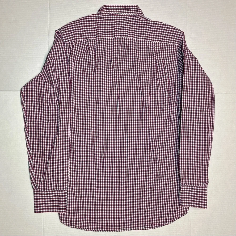 J. Crew Checkered Cotton Shirt Mens Small Button Down Long Sleeve